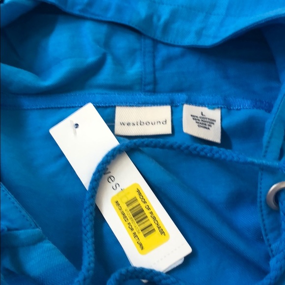 Blue Pullover Hoodie - Picture 2 of 7